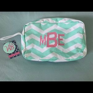MEB Monogrammed Cosmetic Bag